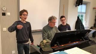 Kampen Boys Choir - Behind the scenes - Singing Lesson