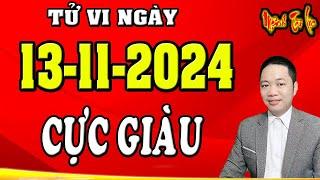 Tu Vi Hang Ngay 13/11/2024 BIẾT CHẮC CHẮN 6 Con Giáp May TÚI ĐỰNG TIỀN, Đúng Ngày Trúng Đậm