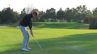 How to play the TOUGH APPROACH shot on Hole 5, Par 5 -Regatta Bay Golf Academy