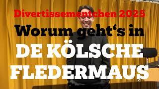 Worum geht's im Divertissementchen 2025 "De kölsche Fledermaus"? | Cäcilia Wolkenburg Zillche