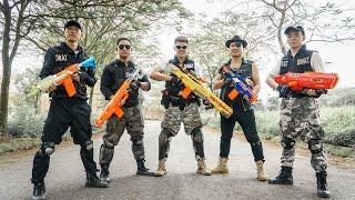 Nerf Guns War : Men Police Of SEAL TEAM Brave Attack Deal Dark Leader Dangerous Criminal Group