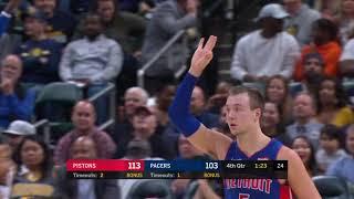 Final Minutes, Detroit Pistons vs Indiana Pacers, 10/23/19 | Smart Highlights