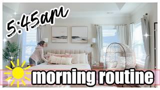 *NEW* 5:45 PRODUCTIVE MORNING ROUTINE MOM OF 4 SCHOOL ROUTINE TIFFANI BEASTON HOMEMAKING