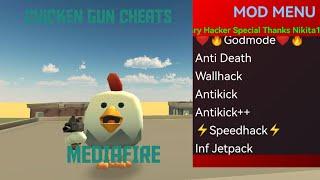 chicken gun mod menu mediafire [godmode,speedhack,glitched skin,grenade hack and more ]