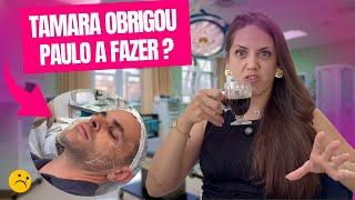 Tamara obrigou o Paulo a fazer isso!