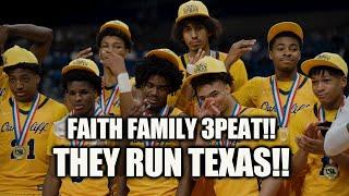 They Run Texas! Faith Family 3x  State Champs in a Row 4A Texas UIL State Championship vs Silsbee