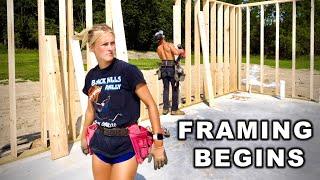 Standing Up Walls | Building Our Own House #ep7 #rathburnranch