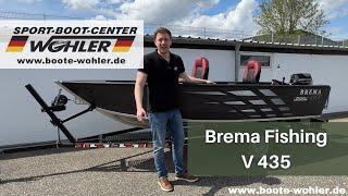 Brema Fishing V 435 mit Mercury F15, Kurzvorstellung, Aluminium Angelboot