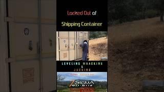 LOCKED Out#shippingcontainer #offgrid #mountainliving #homestead #adventure #blackfarmers