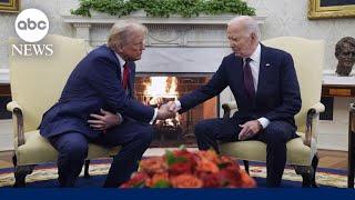 President Biden welcomes President-elect Trump back to White House