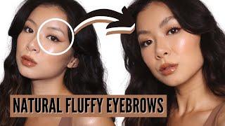 How to Get Natural Fluffy Eyebrows (Easy Tutorial)