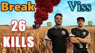 PUBG - TSM Break & Viss - 26 KILLS  #DUO