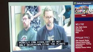 Decriminalize Nature presentation at Berkeley City Council 2