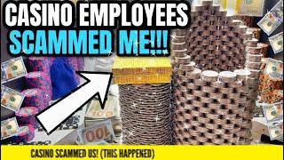 CASINO SCAMMED ME.. THEN THIS HAPPENED! $50K BUY IN AT THE HIGH LIMIT CASINO COIN PUSHER! (MEGA WIN)