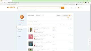 How to manually update the prices of AliPrice favorite products?
