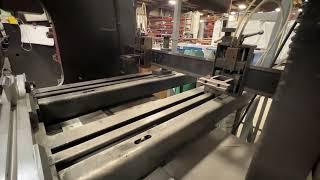 Amada FBD-5012E 4' x 50-Ton Up-Acting CNC Hydraulic Press Brake, S/N 5100157, 1988