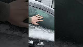 when you’re late for work but your car is a block of ice #ItWasntMe