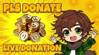 ROBUX GIVEAWAY in PLS DONATE | ROBLOX #PlsDonate #Giveaway #KazeyoYT #Kazeyo #ROBLOX