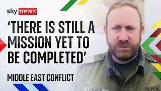 'War can't end until 101 hostages released', says IDF spokesperson