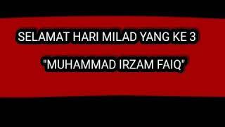 ULANG TAHUN Irzam