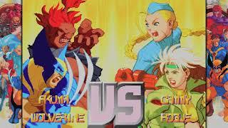 X-Men vs Street Fighter Wolverine Wins