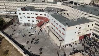 SEDNAYA PRISON IN SYRIA 4K DRONE FOOTAGE