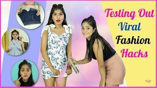 Testing Out Viral Fashion HACKS | Anaysa