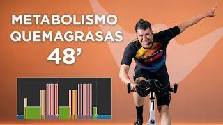 Clase completa ciclo indoor quemagrasas en 48 minutos