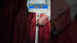대한민국에서 인구가 가장 많이 증가하는 도시 TOP 7 #이슈#인구 증가#도시
