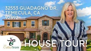 Take a Tour!  32553 Guadagno Dr, Temecula, CA.  Paseo Del Sol Community