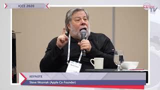 Steve Wozniak, Apple Co-Founder. ICCE 2020 Keynote