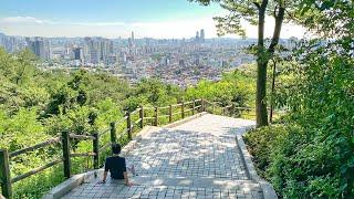 [4K] Walking Down from Namsan Seoul Tower film location Itaewon Class 남산서울타워 걸어내려가기 이태원클라스 단밤촬영지