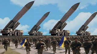 1 hour ago! UKRAINE launches 4 US-supplied hypersonic missiles towards RUSSIA'S capital