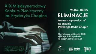 Cz. II - Eliminacje do XIX Konkursu Chopinowskiego - omawiają Andrzej Sułek i Przemek Psikuta