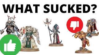 Ranking Every Warhammer 40K Model Release in 2024 from Worst to Best