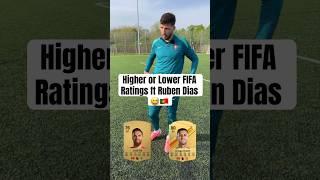 Ronaldo or Jota?  Ruben Dias guesses his teammates FIFA ratings #eafc24 #mancity #footballshorts