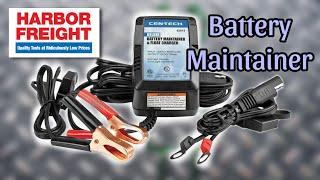 Harbor Freight Cen-Tech 12v Deluxe Battery Maintainer and Float Charger on my Craftsman t240