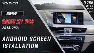 BMW X1 F48 Screen Upgrade APPLE CarPlay Installation | KOASON