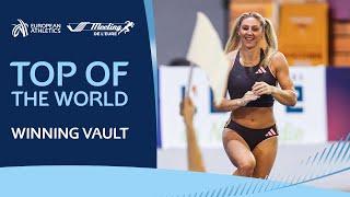 WORLD LEAD!  Molly Caudery CLEARS 4.83m in Val-de-Reuil