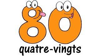  FRENCH Numbers 1-100  Big Numbers Song  Compter jusqu'à 100  Comptine des Chiffres 