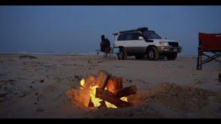 Windy Sandstorm Truck Camping at South Padre Island