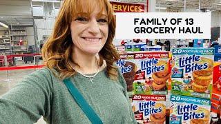 FAMILY OF 13 GROCERY HAUL! $3,315.93!