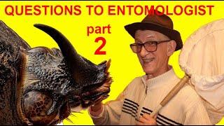 Questions to Entomologist: Best Insects, Passion, Career, Parasitoids, Collections. PART-2.