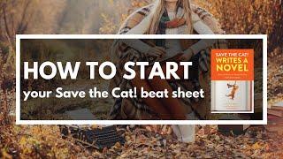 Where Do You Start Your Save the Cat! Beat Sheet?