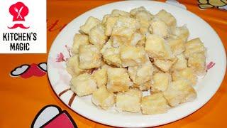 MEETHA PANEER GAJA RECIPE | SWEET PANEER MURKI | PANEER ER MISHTI GOJA |