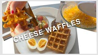 How I Make My Family Favorite Cheese Waffles | Great for Breakfast, Lunch, or Dinner 