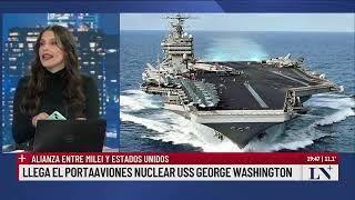 Alianza con EE.UU: llega el portaaviones nuclear USS George Washington