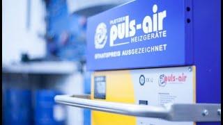 Puls-air Hallen- und Werkstattheizung Erklärvideo inkl. Laufgeräusch