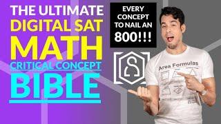 The Digital SAT Math Critical Concept BIBLE!