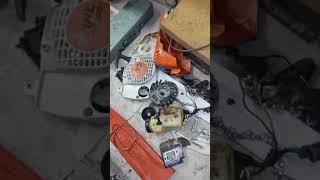 Пару дней из мастерской, заливаю без редактирования. Собираю себе shtill ms180